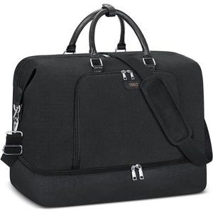 Travel Weekender Bag for Women Overnight Bag w Shoe Compartment Oversized Travel